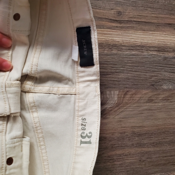 EUC! Jcrew White Cutoffs - Picture 3 of 3
